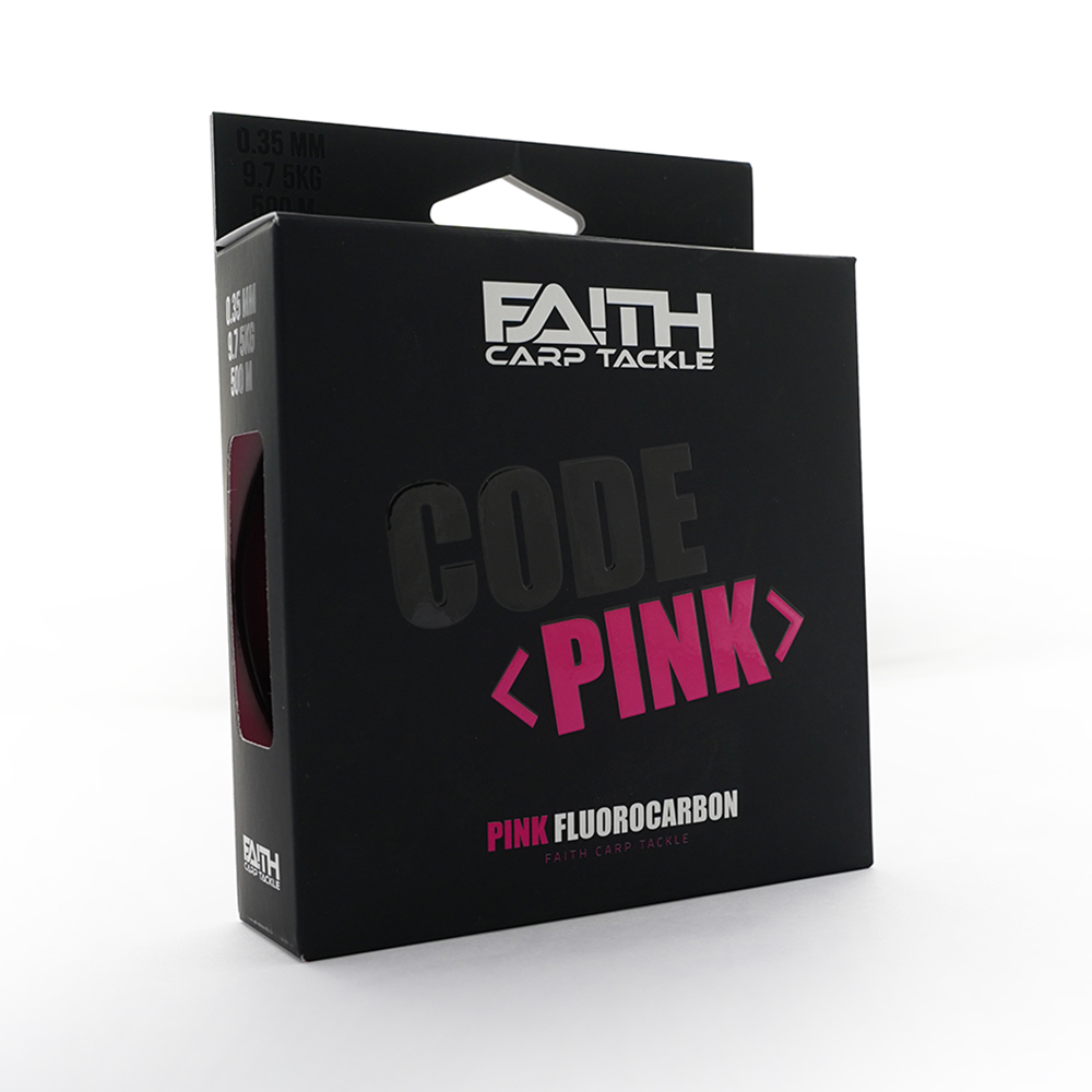 Faith Code Pink | Fluor-Carbon | Nylon | 0.35mm | 500m | 9.75kg