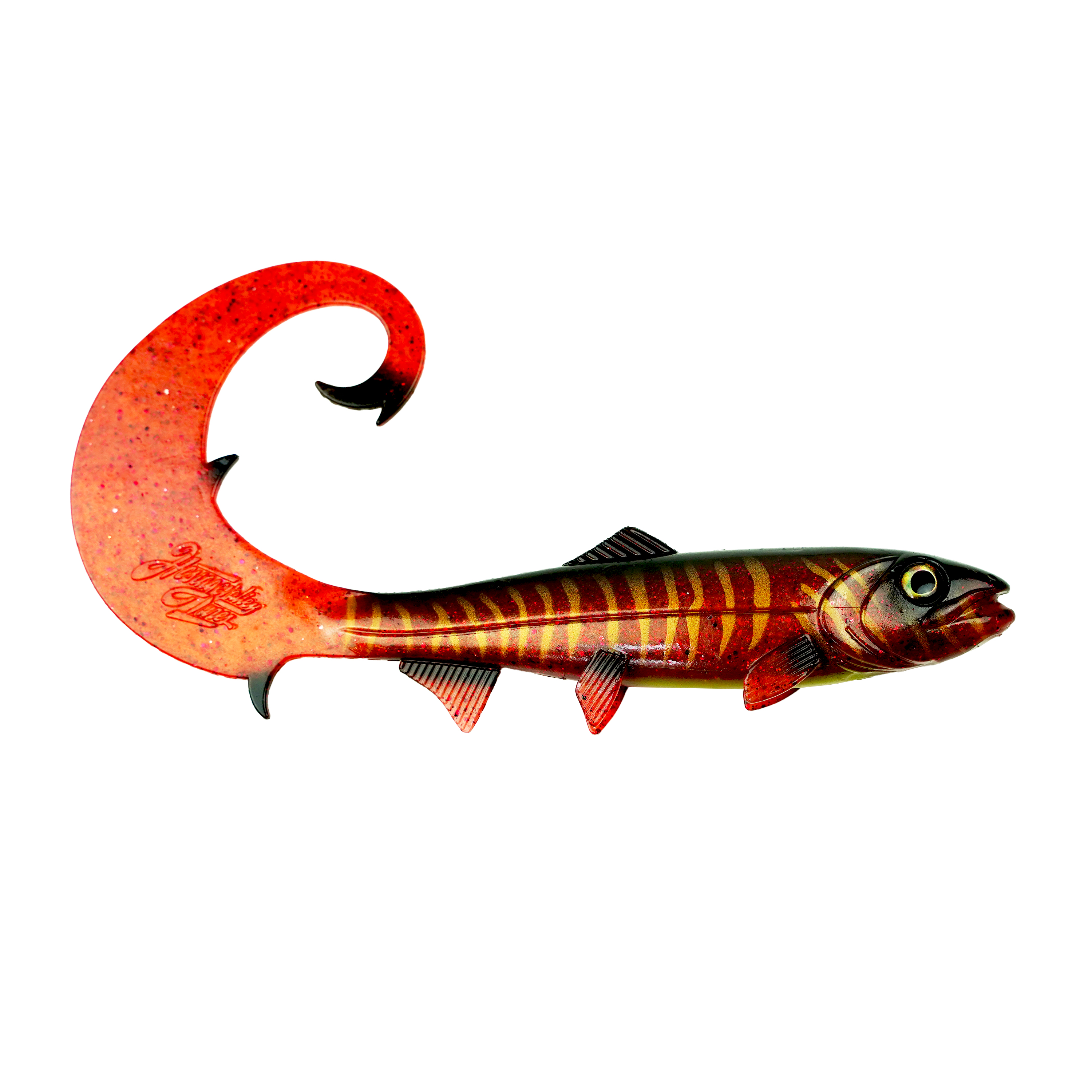 Hostagevalley Curlytail - Red Pike - 24cm