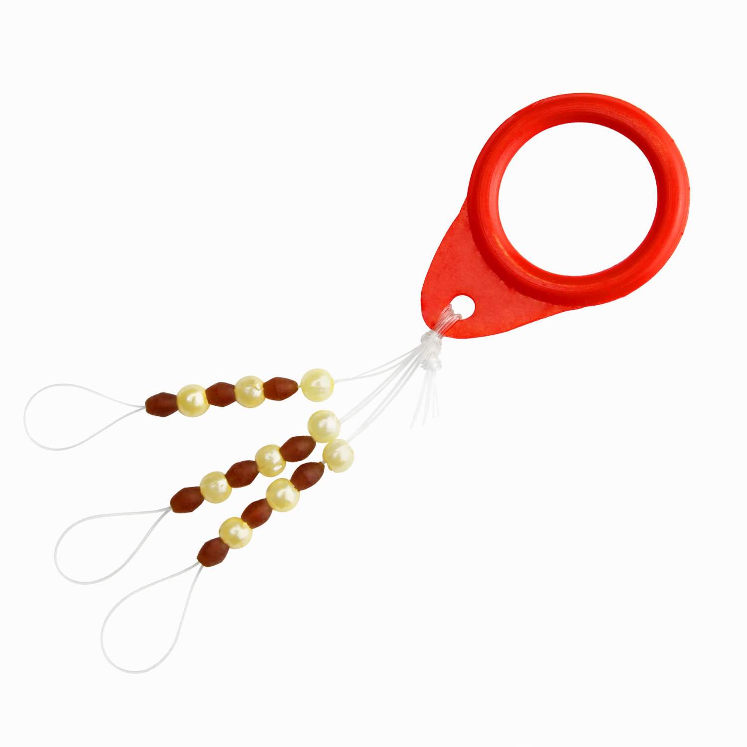 Eurocatch Siliconen Lijnstopper Basic met Kraal – Extra Groot