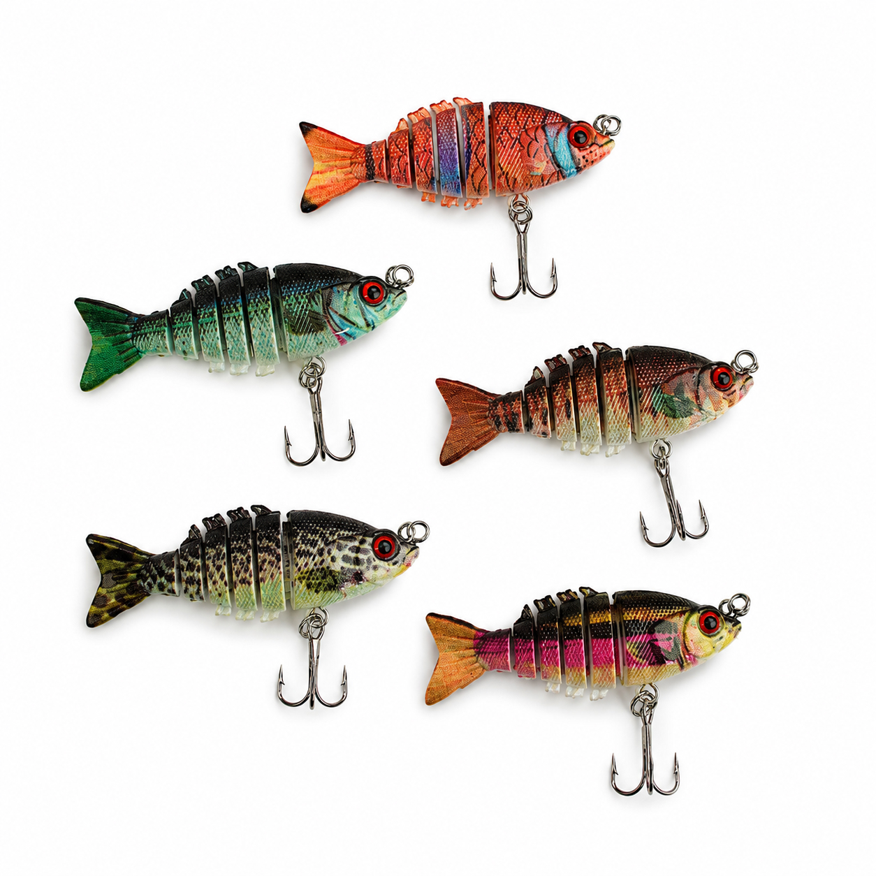 Fish-Xpro FlexBite Swimbait - 5cm - 3,3g - 5pcs incl Tacklebox