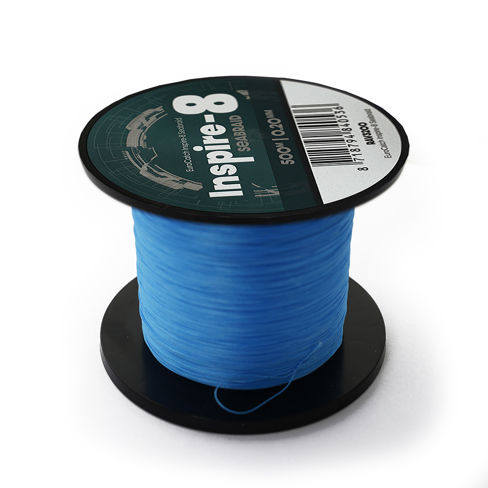 EuroCatch Inspire-8 Seabraid 500m 0.20mm 14Kg | Gevlochten Lijn | 8 Braid