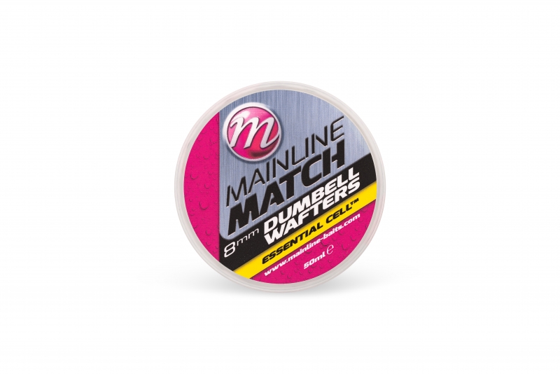Mainline Match Dumbell Wafters 8 mm - Yellow Essential Cell 