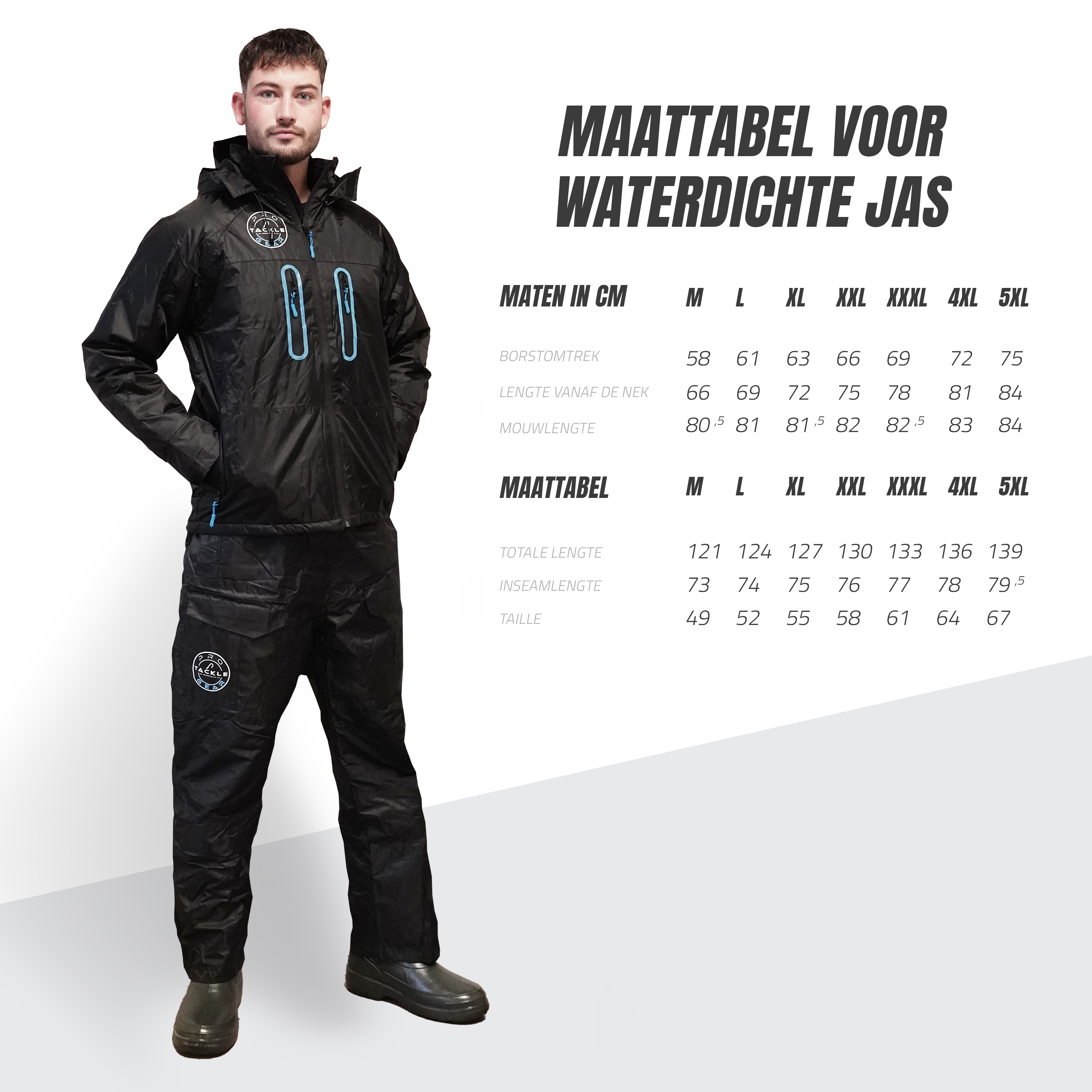 Pro Tackle Performance Warmte pak - Waterdicht - 2 delig - Maat M