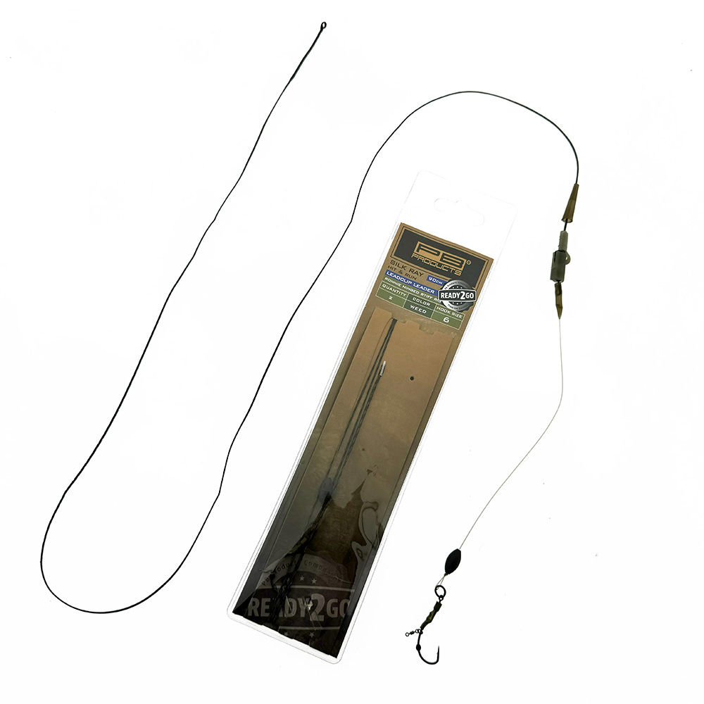 PB Products R2G Sr Clip Leader 90 /Ronnie Rig Soft - Size 4 - 2st. - Weed