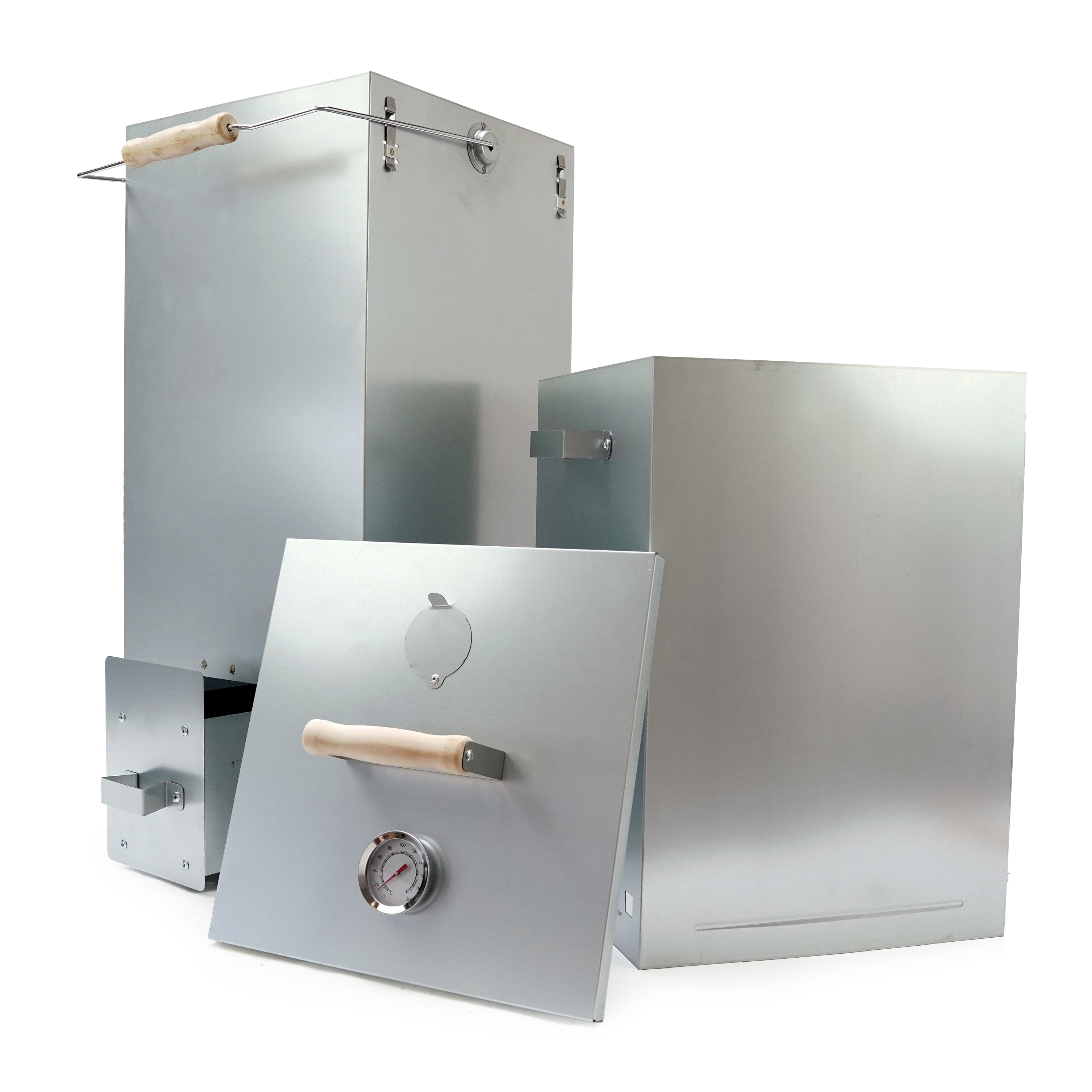 Eurocatch Rookoven Telescopisch Vierkant  – Complete Rookset voor Vis & Vlees