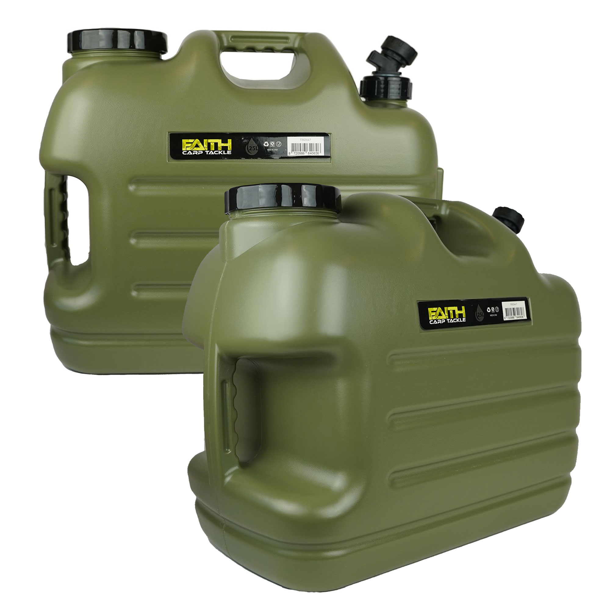 Faith Jerrycan - 25 Ltr - Groen 2pcs